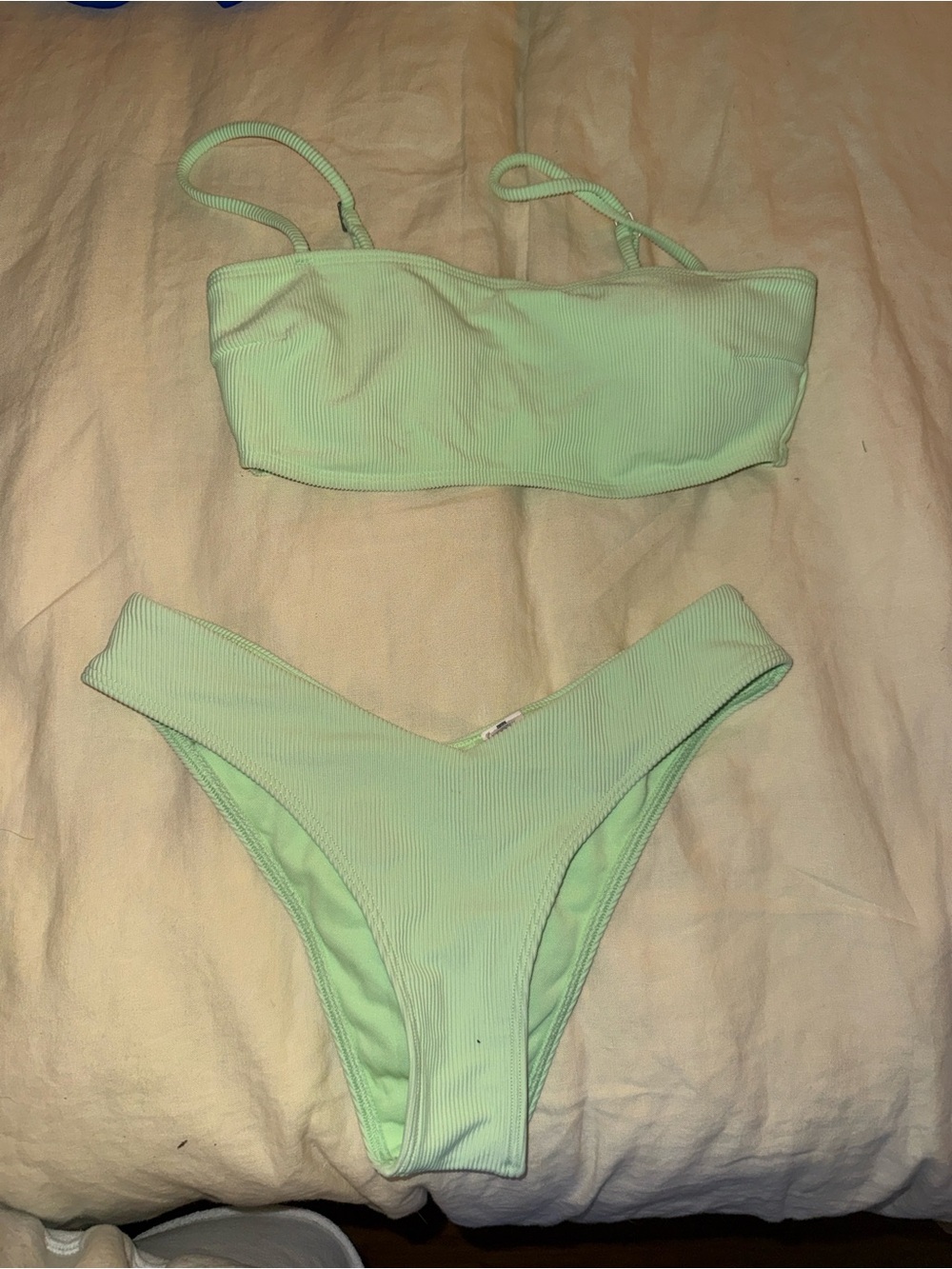 Abercrombie light green bikini swimsuit size XS